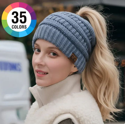Frosty Tail Winter Beanie