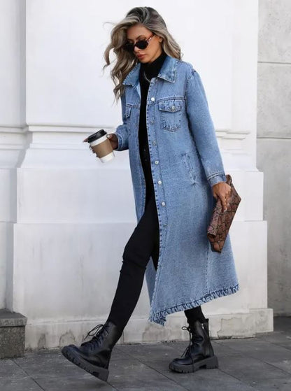 Seraphina Luxe Denim Coat