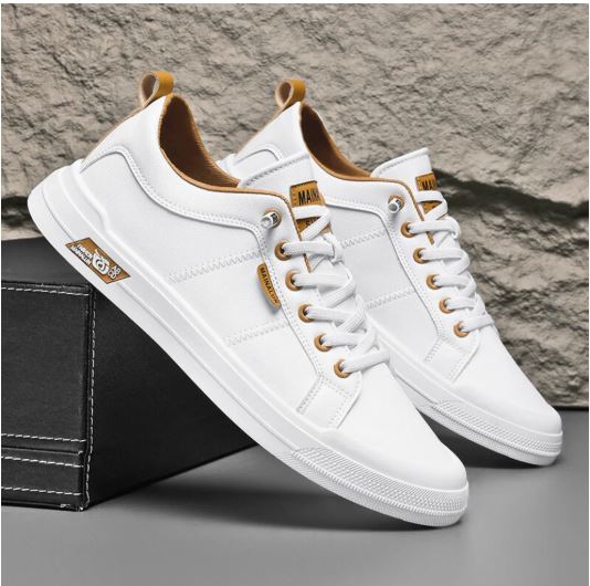 HARRINGTON LEATHER TRAINERS