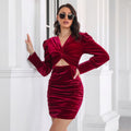 Maribel Noir Luxe Dress