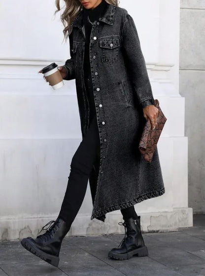 Seraphina Luxe Denim Coat