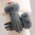Marceline – Luxe Fur Cuff Gloves