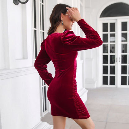 Maribel Noir Luxe Dress