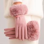 Marceline – Luxe Fur Cuff Gloves