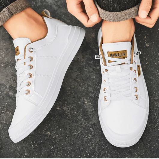 HARRINGTON LEATHER TRAINERS