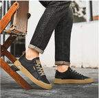 HARRINGTON LEATHER TRAINERS