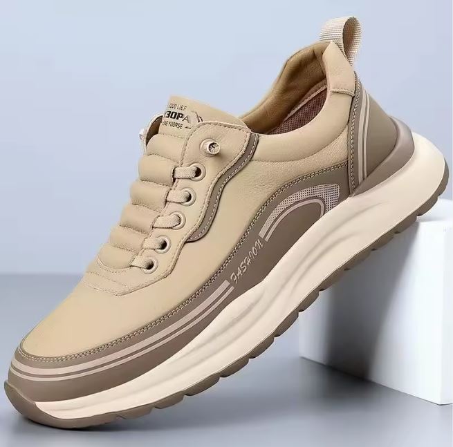 BRIXTON LEATHER TRAINERS