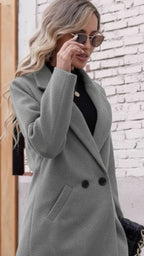 Velmora – Classic Wool Pea Coat
