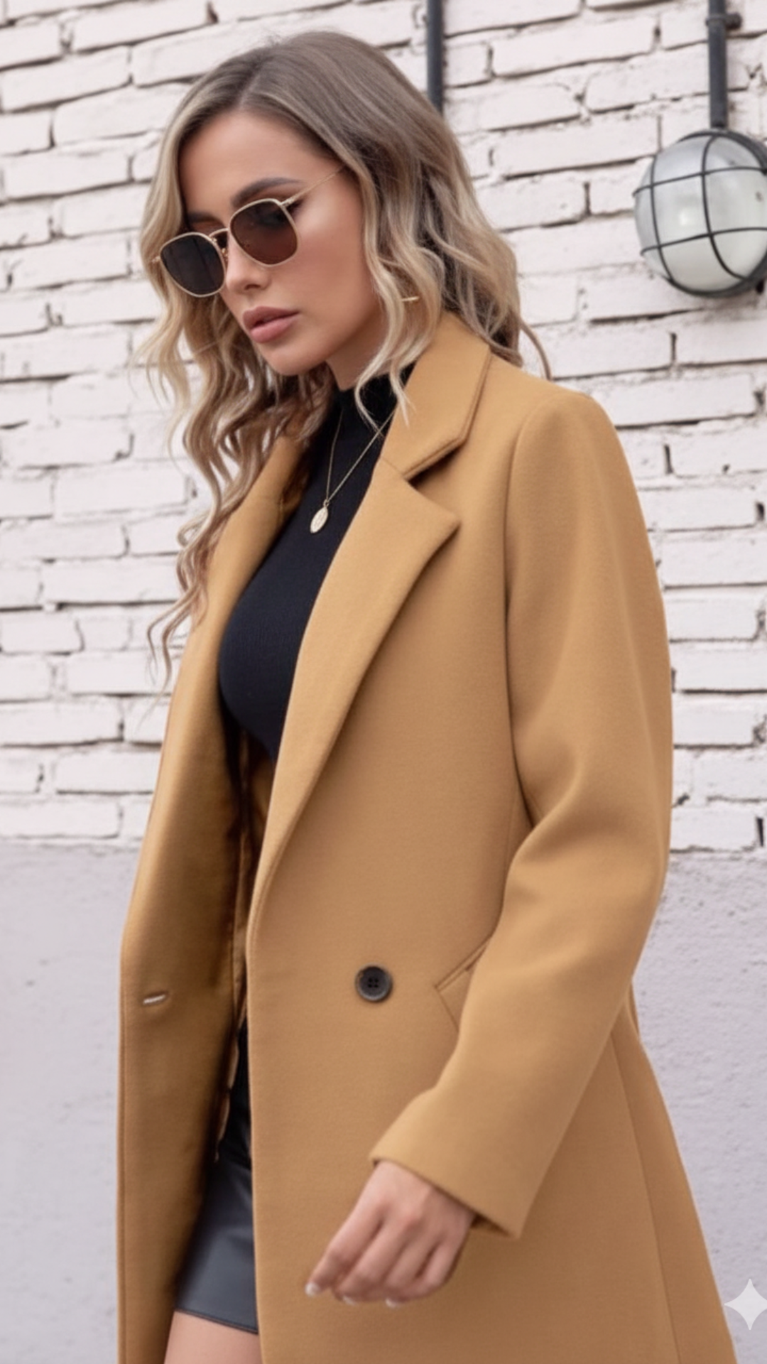 Velmora – Classic Wool Pea Coat