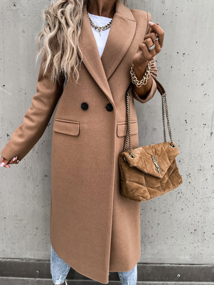 Velmora – Classic Wool Pea Coat