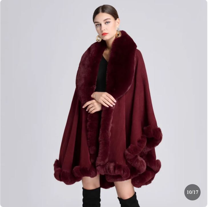 Marceline Luxe Winter Cape