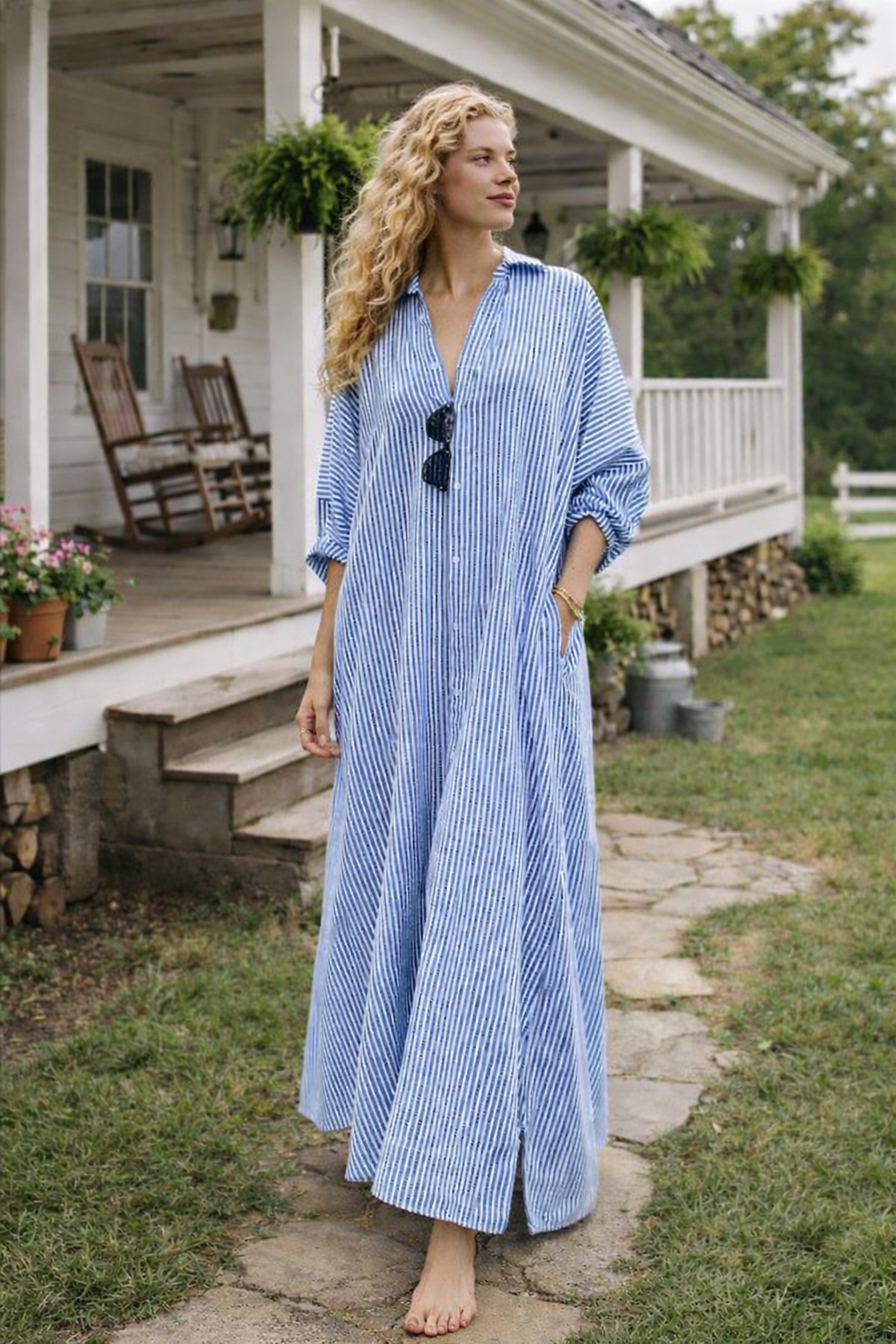 Mireya – SoftBreeze Cotton Dress
