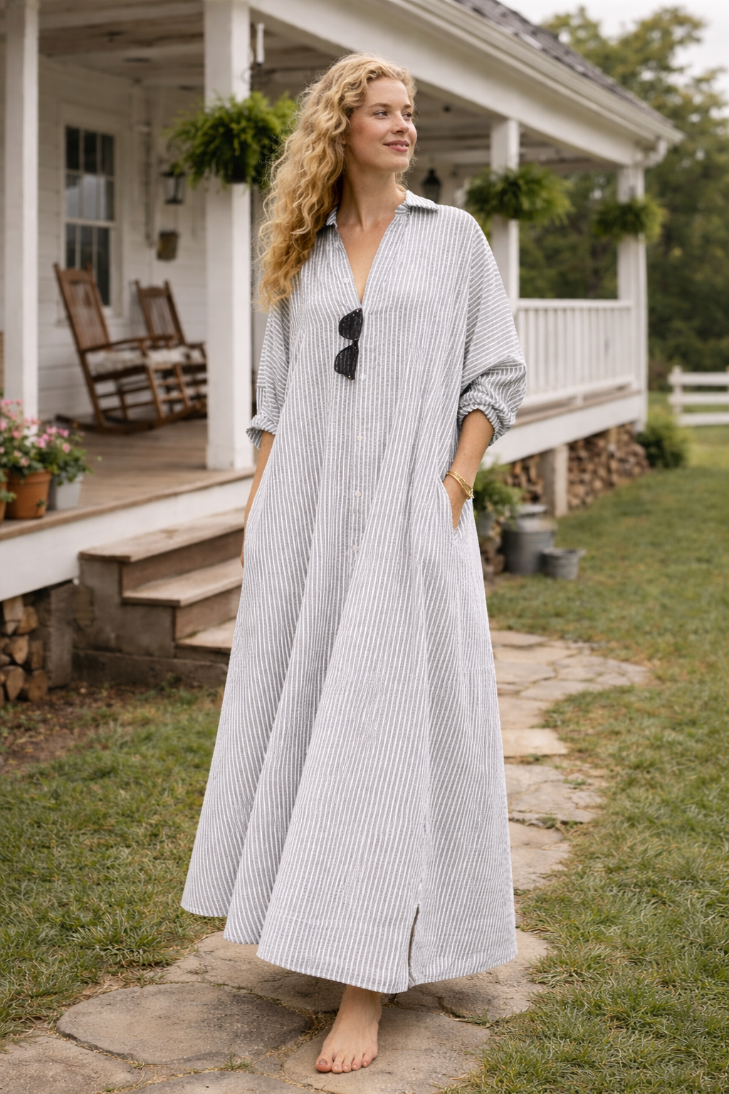 Mireya – SoftBreeze Cotton Dress