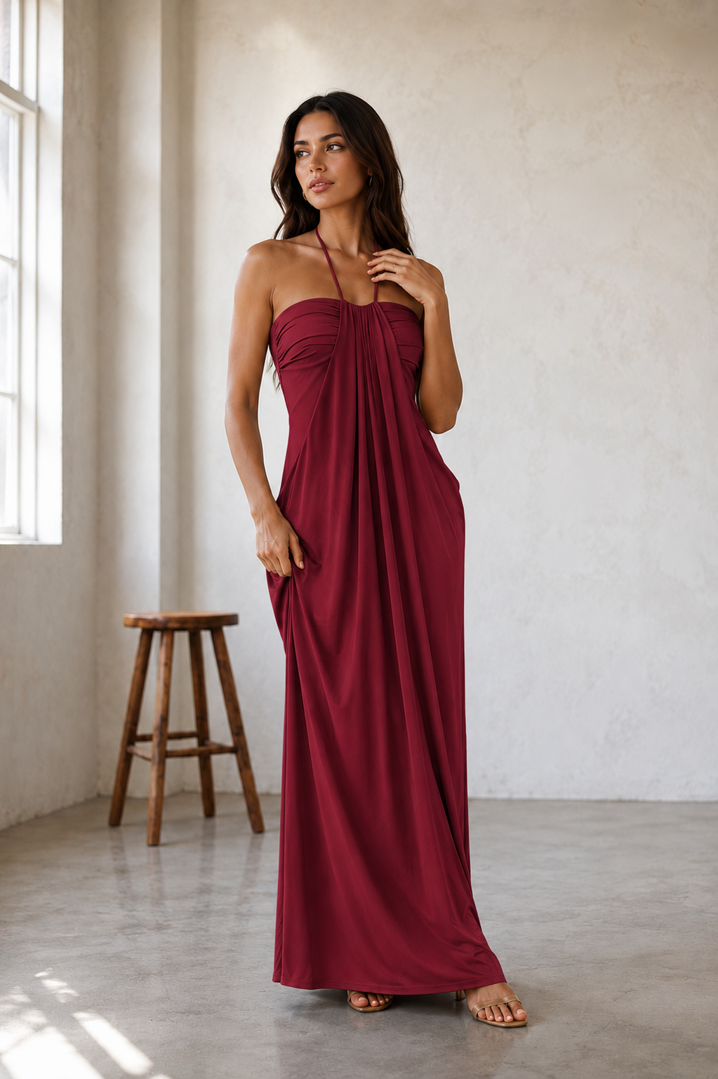 Alessia – SoftDrape Maxi Dress