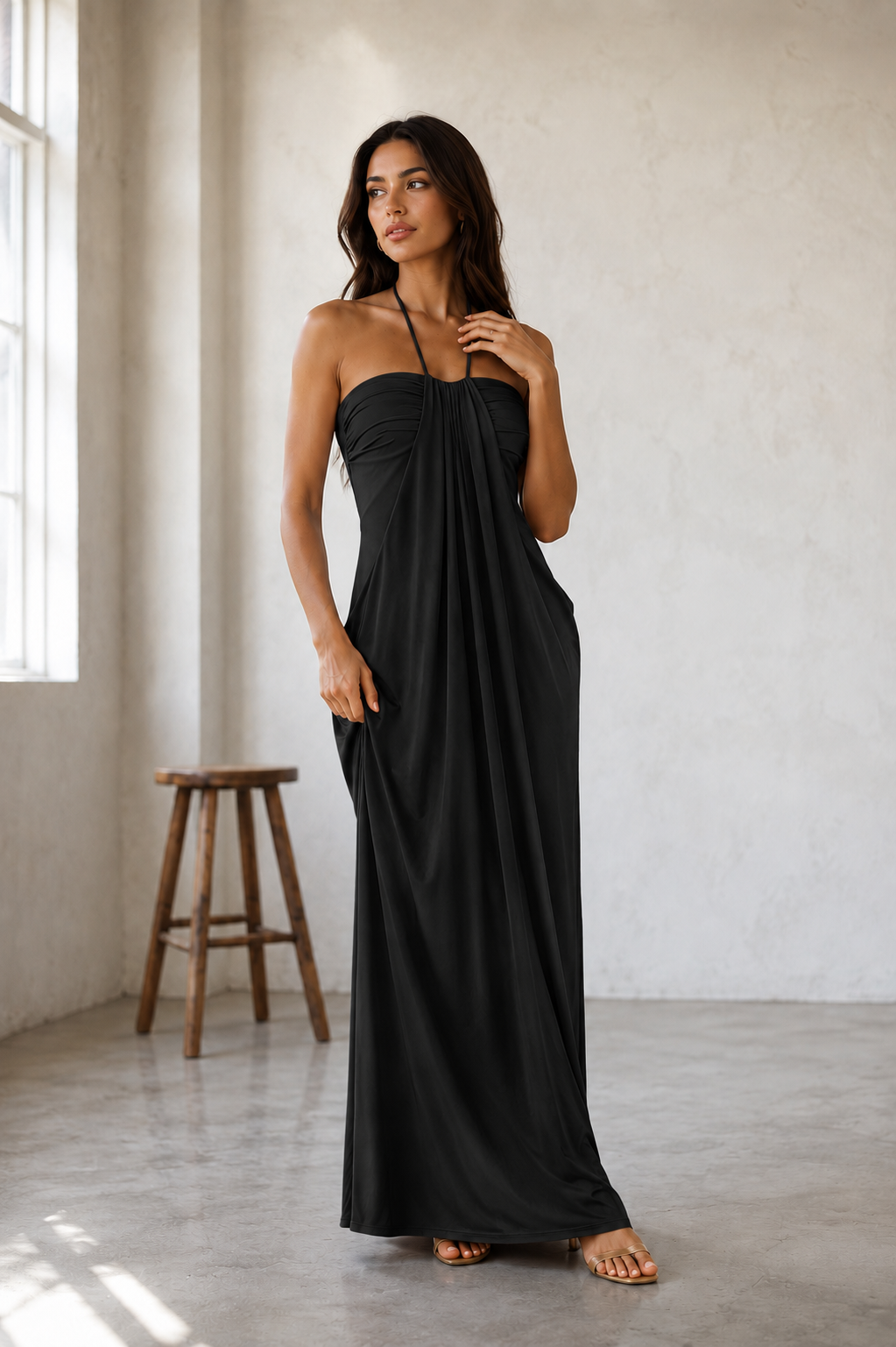 Alessia – SoftDrape Maxi Dress