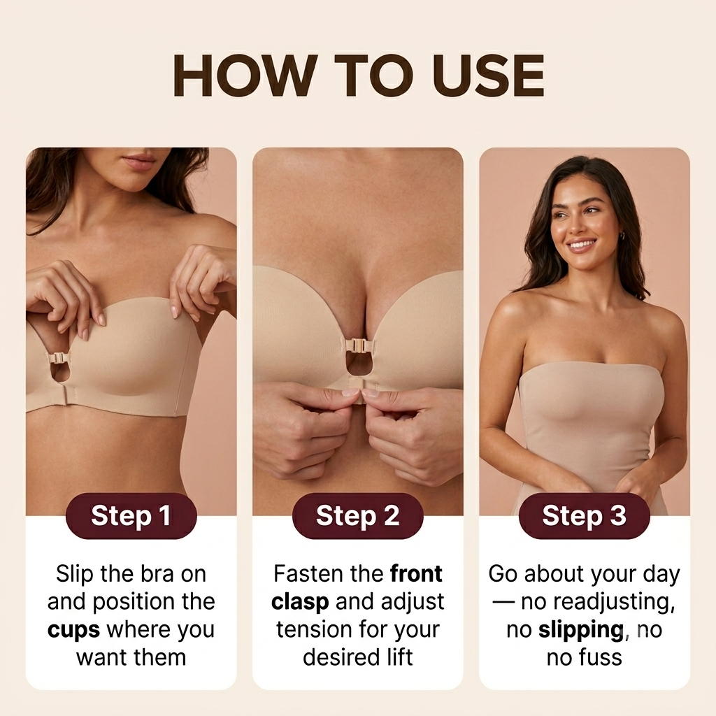 Velura – SeamlessLift Strapless Bra