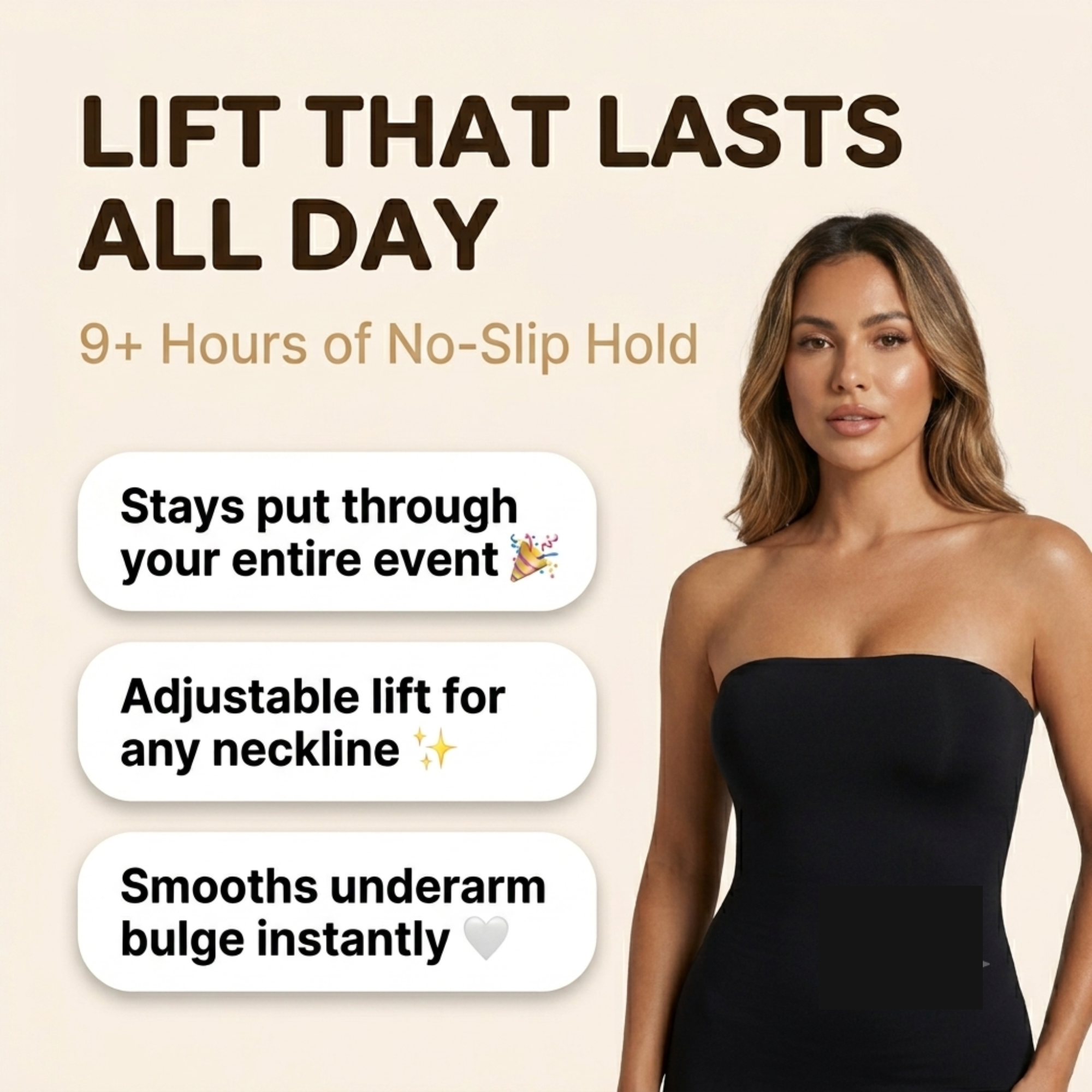 Velura – SeamlessLift Strapless Bra