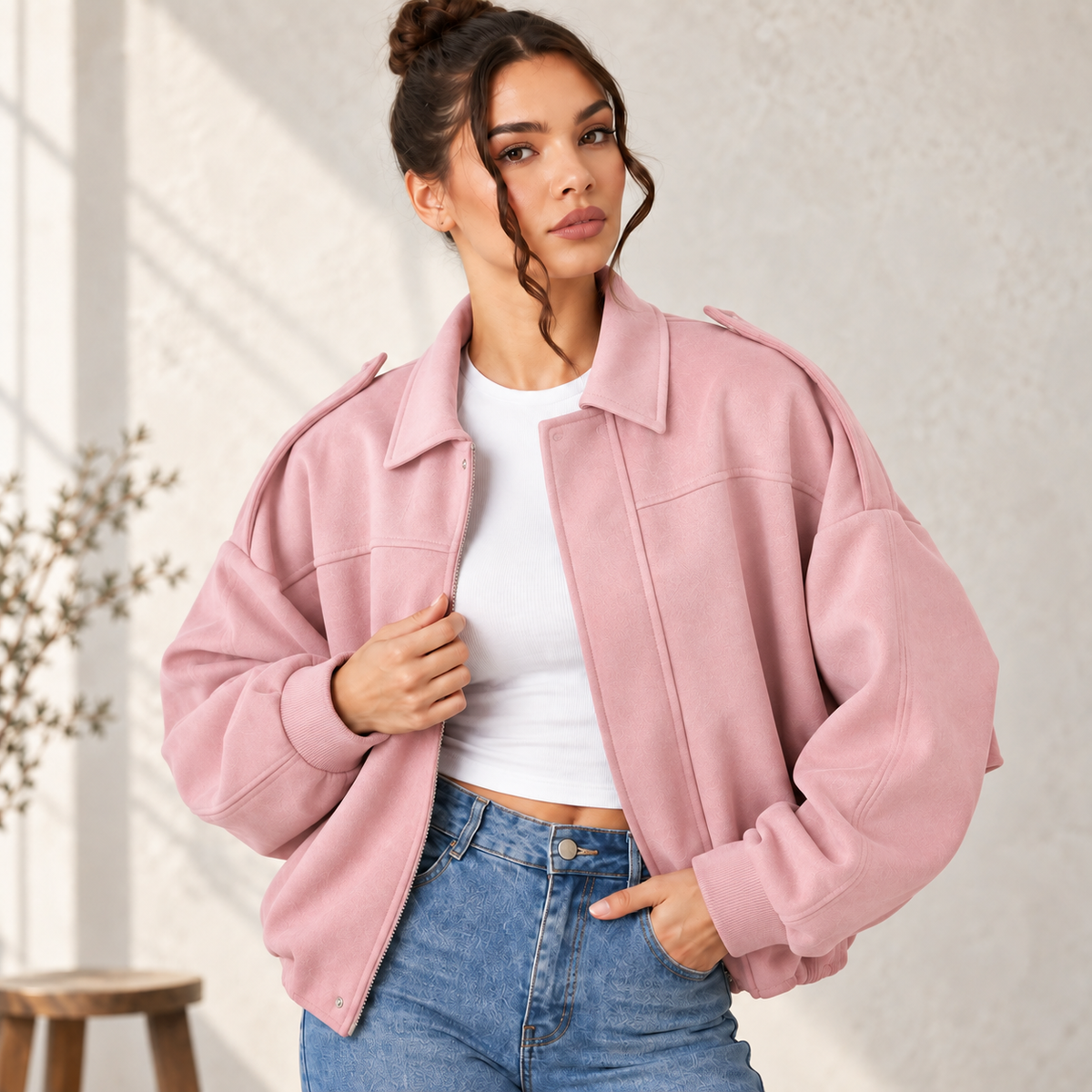 Elara – LuxeLayer Vintage Jacket