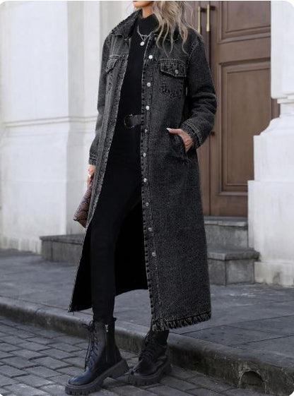 Seraphina Luxe Denim Coat