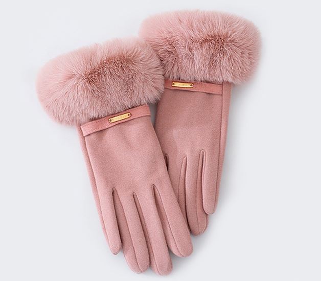 Marceline – Luxe Fur Cuff Gloves