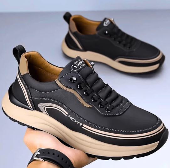 BRIXTON LEATHER TRAINERS
