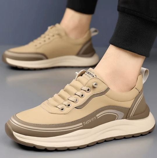 BRIXTON LEATHER TRAINERS
