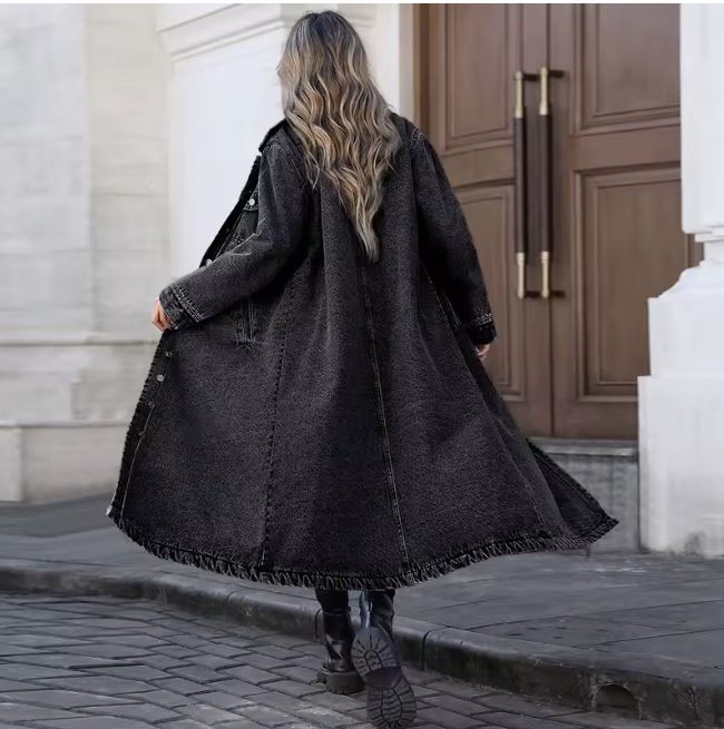 Seraphina Luxe Denim Coat