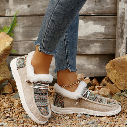 BRIXTON FUR-LINED URBAN BOOTS