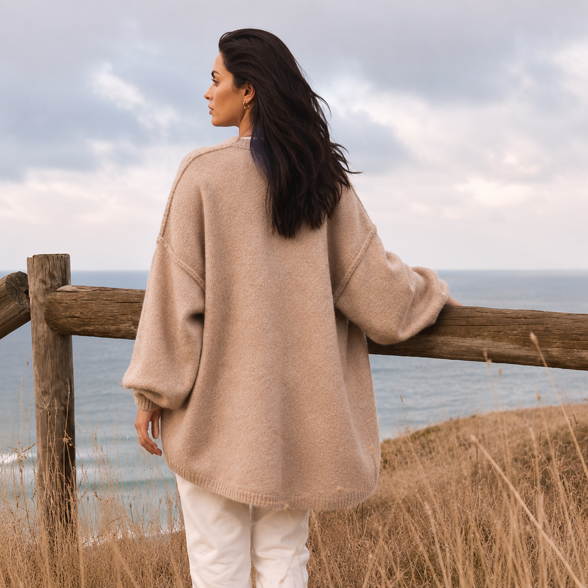 Elara – SoftDrape Knit Cardigan